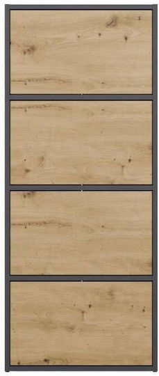 Чекмеджета Графо Алма Дървена Антрацит 50x40x119см