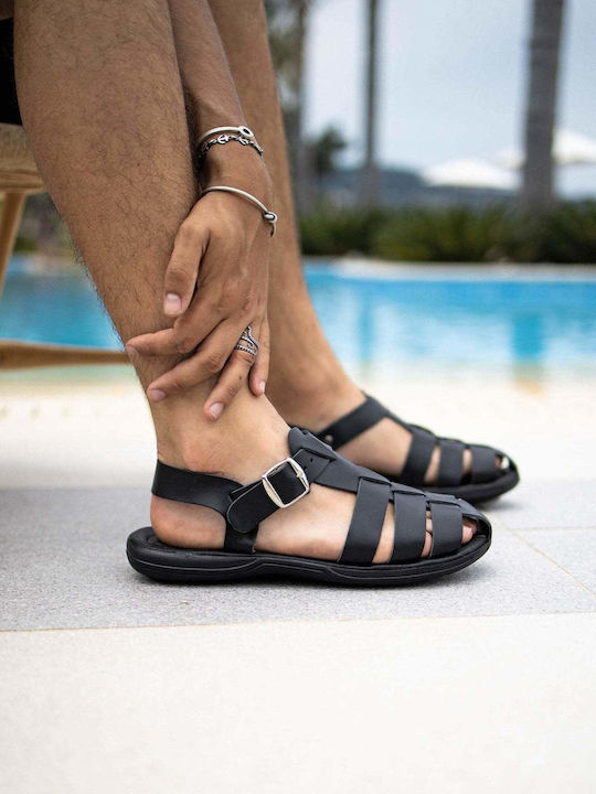 Sandale Anatomice Pentru Bărbați Menelaos Negre