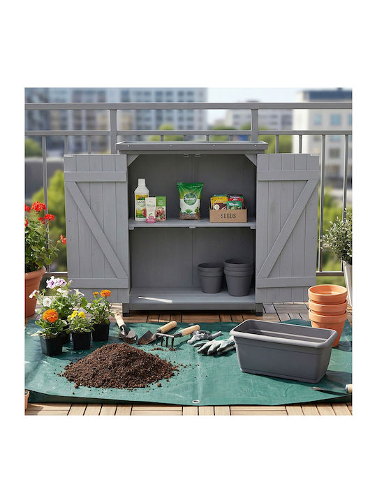 Double-leaf Wooden Cabinet 90x75x40cm