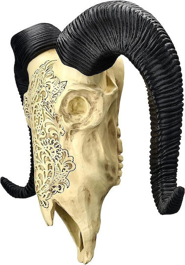 Decorativ Cap De Țap Sculptat 49cm 14976