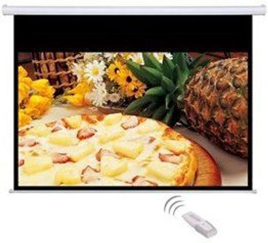 Conceptum Electric Wall Mounted Projector Projection Screen 16:9 / 1:1 / 80"