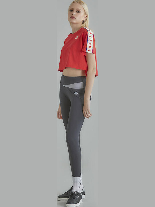 Banda Apua Women's Cotton Red Crop Top 1156520015-RED