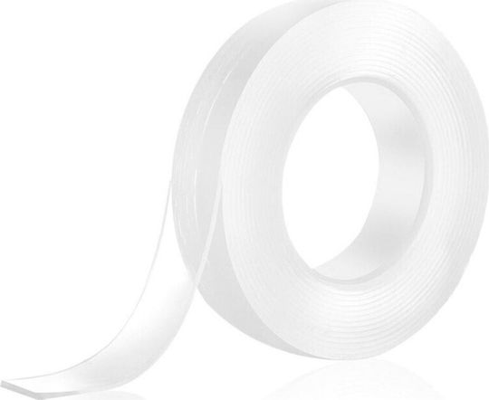 Viosarp Doppelseitiges Transparentes Silikonband 1,8cm x 2m No42068
