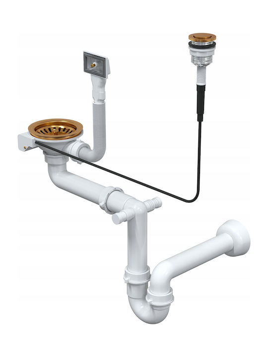 GraniteQ Drop-In Spüle aus Verbundgranulat B74xT52cm Silber
