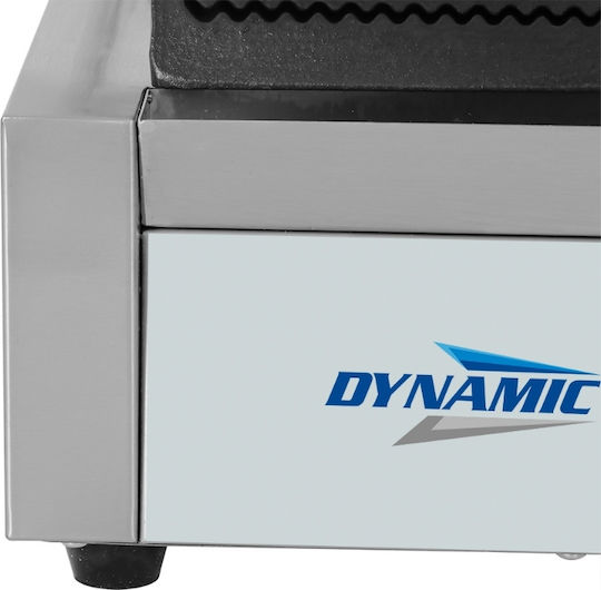 Dynamic Επαγγελματική Τοστιέρα με Μαντεμένιες Λείες Επιφάνειες με Μαντεμένιες Ραβδωτές Επιφάνειες