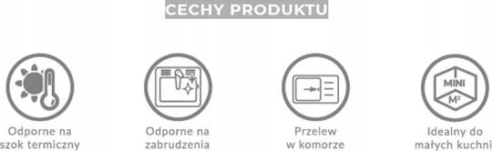 Kuchinox 60 SK6_010T Кораб Мивка Inox Сатен Ш50xД60см Сребрист