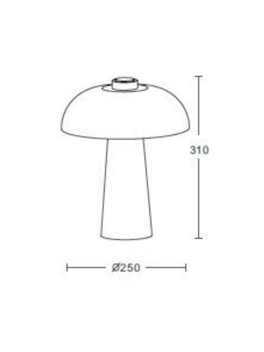Inlight Lampa De Masă Neagră Din Metal Travertin Marle 3xG9 D 25cm 3064 3064