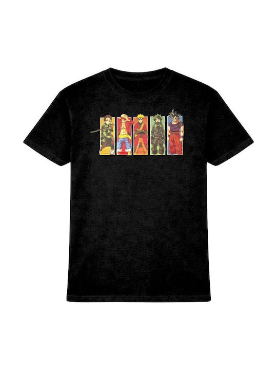Работна Риза One Piece Panels Info T-shirt Черен Opc31shg