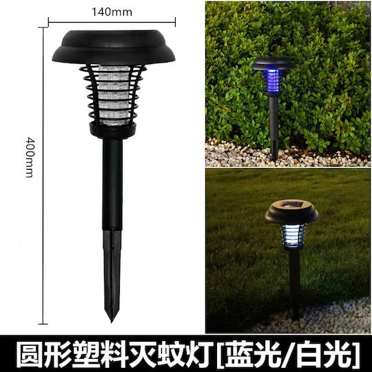 Ηλιακό Φανάρι Κήπου Led Φ13x40cm Tns