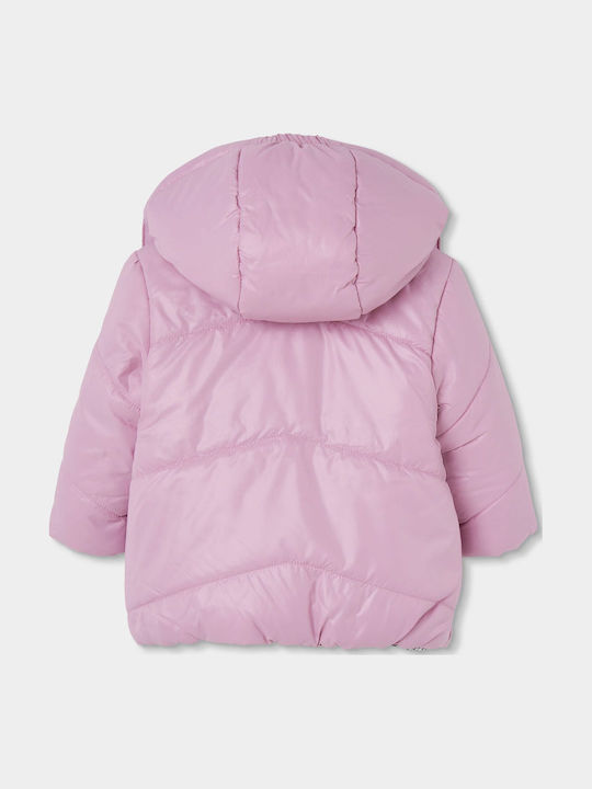 Kinderjacken & Winterjacken Casual Beidseitig Rosa