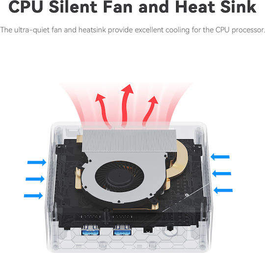 Beelink Mini S12 Pro PC ( N100/12GB DDR5/512GB SSD/W11 Pro)