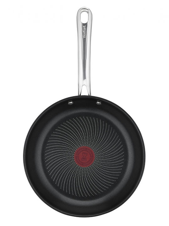 Tefal Hibiscus Steel Pan with Non-Stick Interior Coating 24cm