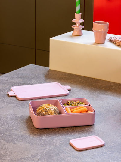 Brabantia Δοχείο Φαγητού Πλαστικό Λιλά με Χωρίσματα 2lt