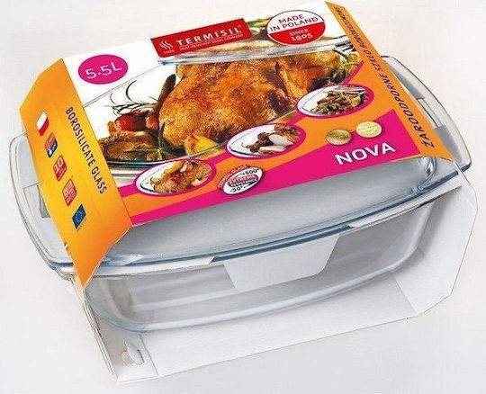 Termisil Δοχείο Φαγητού Γυάλινο 5.5lt