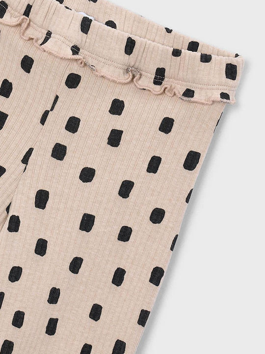 Kids Long Leggings Beige