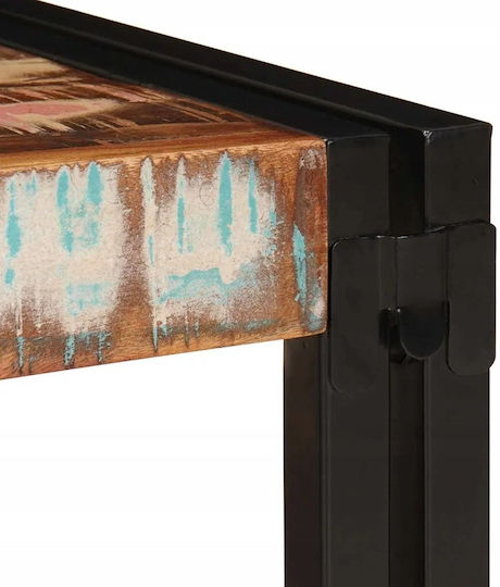 vidaXL Floor Bathroom Shelf Wooden 65x50x23cm Brown