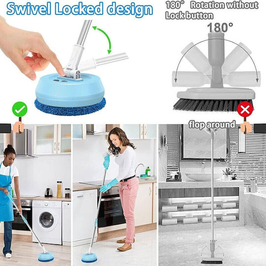 Plastic Cleaning Brush with Handle