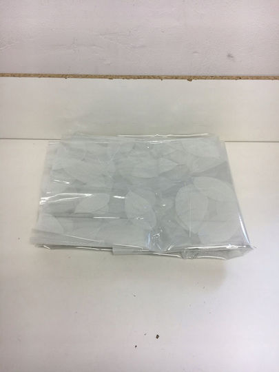 Τραπέζι με Κεραμική Επιφάνεια White Leaf Motif 240x140εκ.