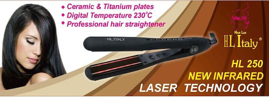 Hairlux Italy Hl 250 Infrared HL 250 Hair Straightener with Ceramic Plates 120W