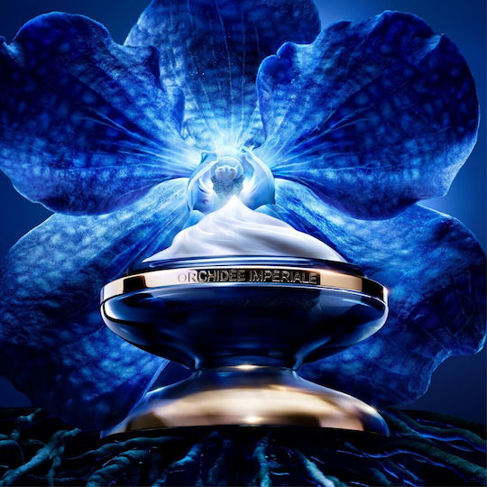 Guerlain Orchidée Impériale Longevity Light Refill Хидратиращ и Противостареещ Дневен Крем за Лице против Несъвършенства с Хиалуронова Киселина 50ml