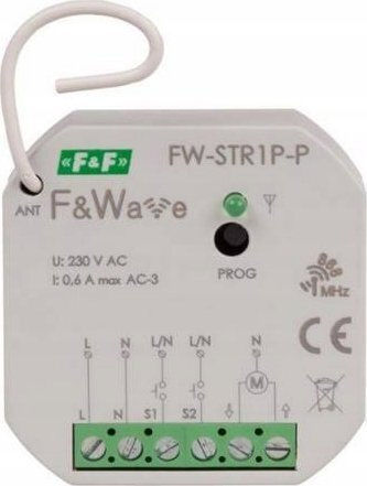 F&f Radio Rolladensteuerung 230V Din Montiert 85-265V AC/DC Multifunktionaler Fw-str1d-p