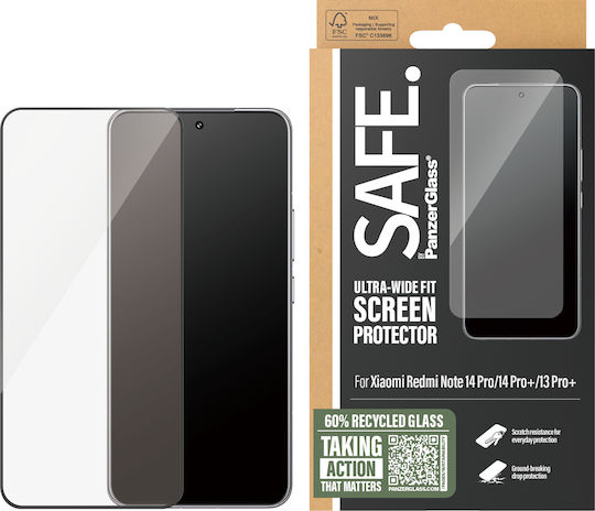 SAFE by PanzerGlass Ultra-Wide Fit Screen Protector (Xiaomi Redmi Note 14 Pro | 14 Pro+ | 13 Pro+ |) SARNUWFG59453
