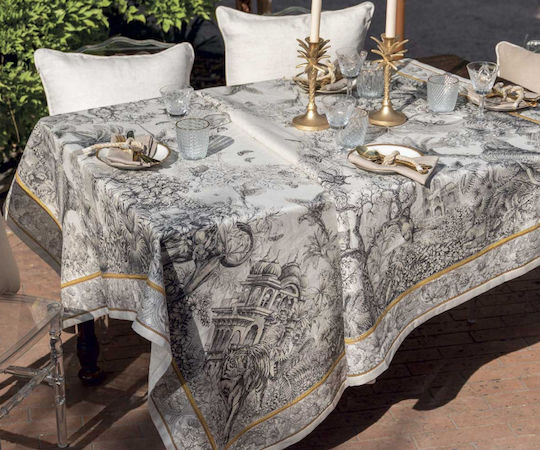 Tessitura Toscana Telerie Tantra Γκρι 170x170εκ. Tessitura Toscana Telerie Tantra Γκρι 170x170εκ.