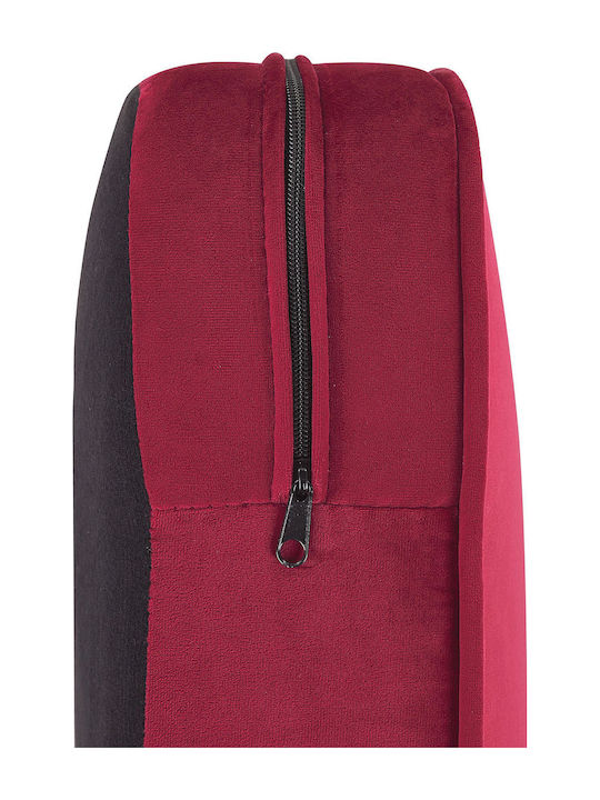 Velvet Armchair Red 110x75x70cm