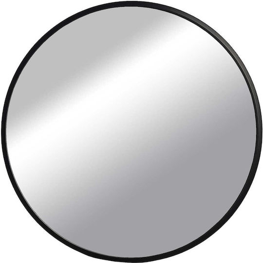 BD art Καθρέπτης Μαύρος Διαμέτρου 60cm