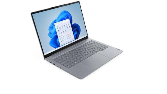 Lenovo ThinkBook 14 G9 IRL 14" IPS FHD+ (Core 5-210H/8GB/512GB SSD/Без операционна система) Арктично сиво (Английски (САЩ) клавиатура)