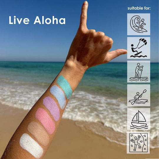 Aloha Care Sonnencreme Stick Wasserdicht Gesicht Körper mit Farbe Baleal Bronze Dunkel Beige 20gr