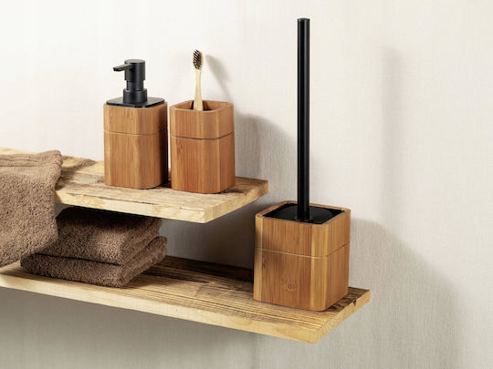Wenko Dispenser made of Bamboo Brown 200ml