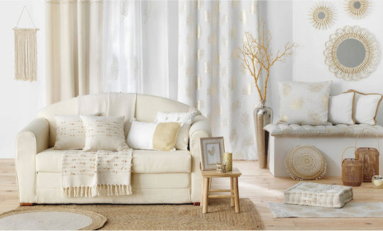 Douceur d'Intérieur Перде С Копчета Palmeor Бяло 140x240см