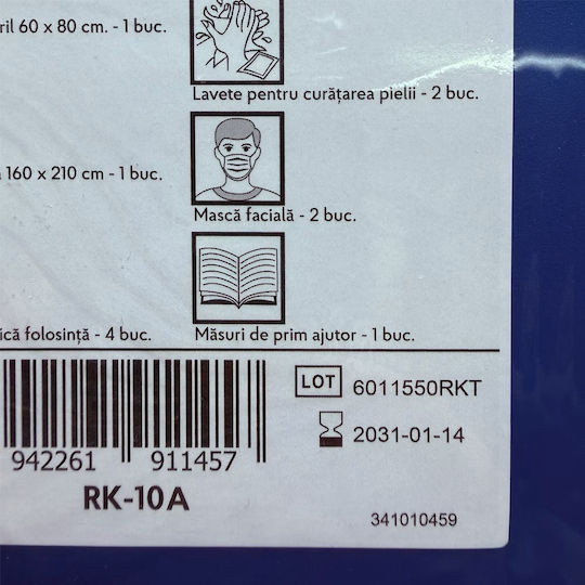 Auto Erste-Hilfe-Set Box mit Ausrüstung