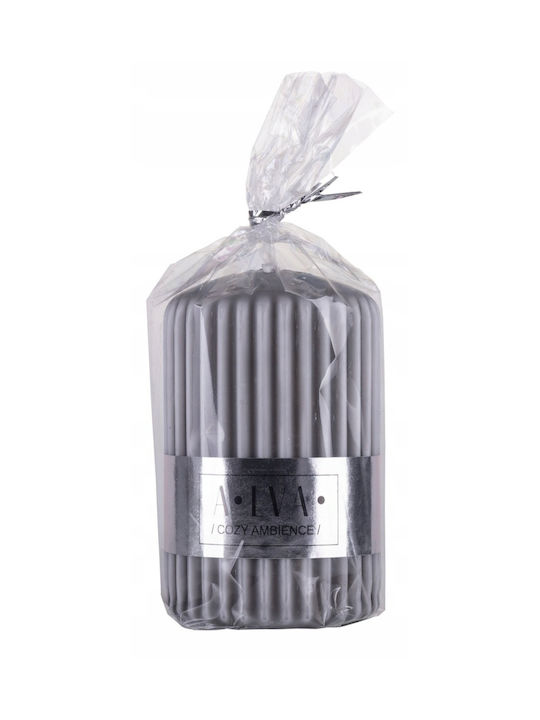 Donau Decorative Gray Candle