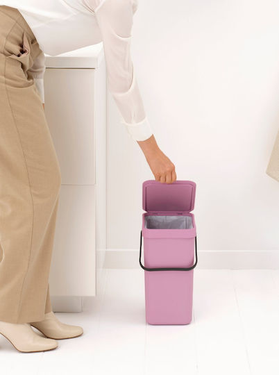 Brabantia Brabantia Mülleimer Sort & Go Kunststoff Rosa 12lt