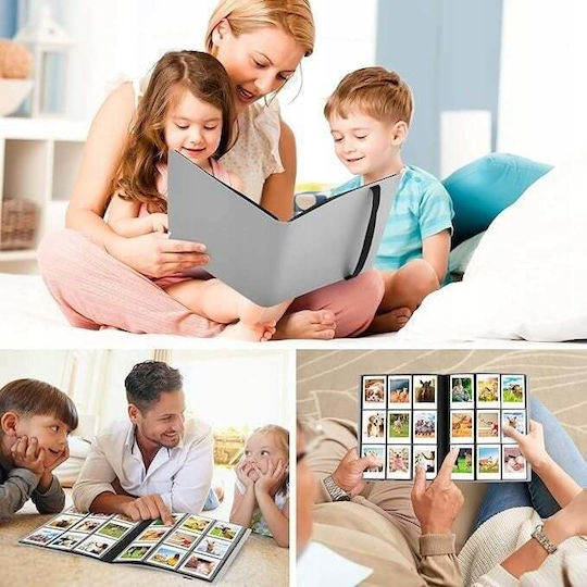 Loveinstant Албум на снимки 360 Zdjęć До Fujifilm Instax Mini Xiaomi Polaroid Canon Hp Kodak Różowy