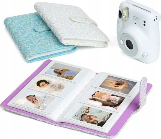 Loveinstant Photo Album Fujifilm Instax Mini Xiaomi Polaroid Canon Hp Kodak White Embroidery