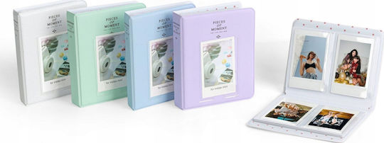 Photo Album Instant Love 64 Pcs Fujifilm Instax Mini 12 11 40 9 8 7s Evo Liplay Link 2 Se Pastel Pink