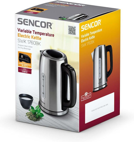 Sencor Kettle 1.7lt 2400W Silver