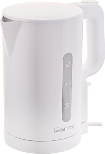 Clatronic Βραστήρας 1lt 900W Λευκός