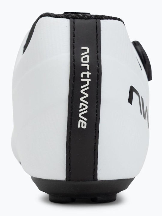 Northwave Storm Pantofi de ciclism de drum pentru bărbați joși albi