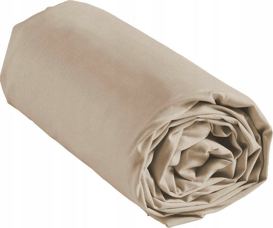 Douceur d'Intérieur Super-Double 160x200cm with Elastic Beige