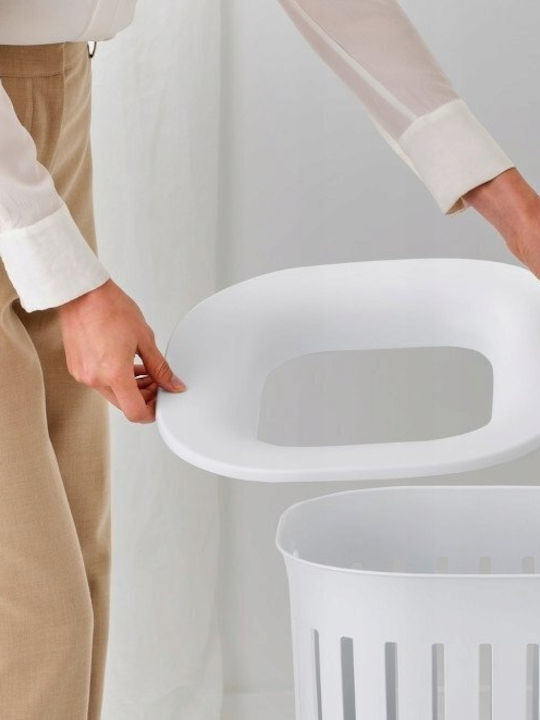 Brabantia Collect-it Καλάθι Απλύτων Πλαστικό 55lt Λευκό