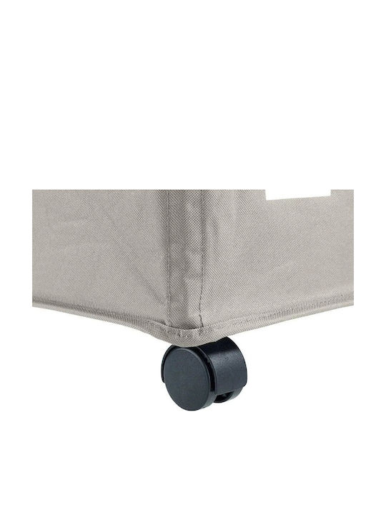 Wenko Trivo Fabric Laundry Basket 117.6L with Cap 56x35x60cm Beige