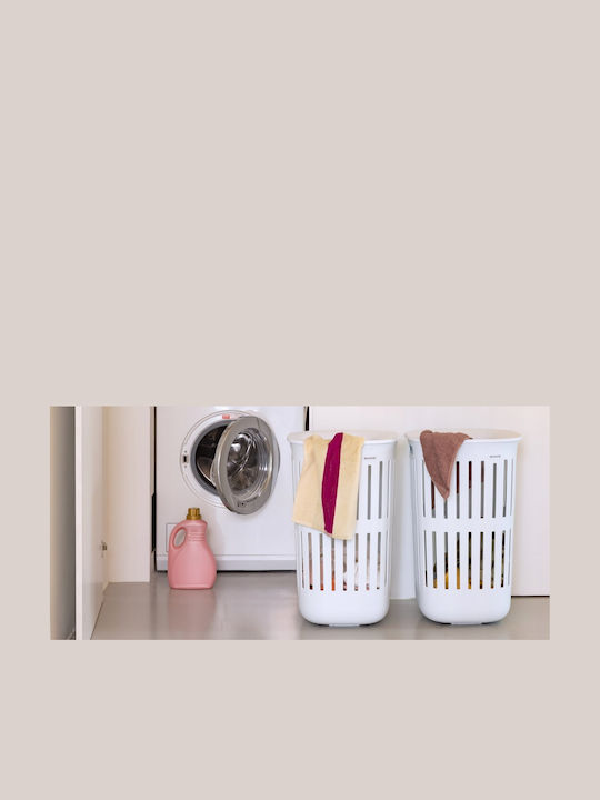 Brabantia Collect-it Καλάθι Απλύτων Πλαστικό 55lt Λευκό