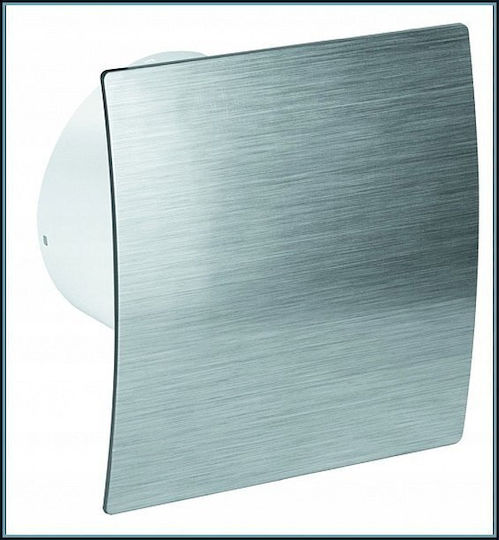 Awenta Wandmontage Lüfter für das Badezimmer 100mm Silber
