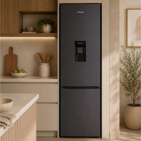 Frigider-Congelator 291l NoFrost Înălțime 186xLățime 60xAdâncime 60cm Antracit HCNF-HM291INVDGWDE++