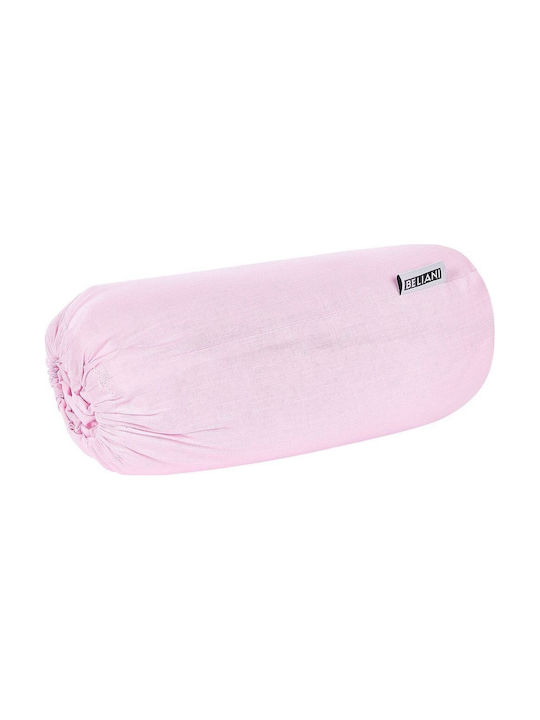 Beliani Σεντόνι Μονό Βαμβακερό Pink 200x200cm