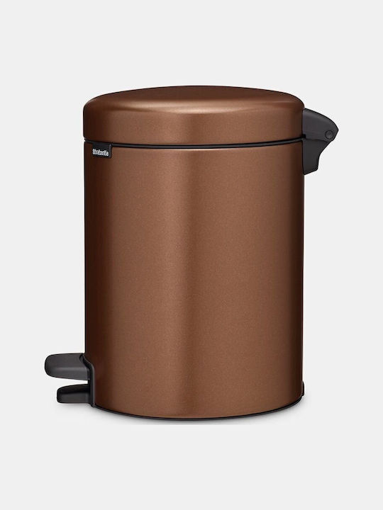 Brabantia Newicon Metallic Bathroom Bin 5L Bronze
